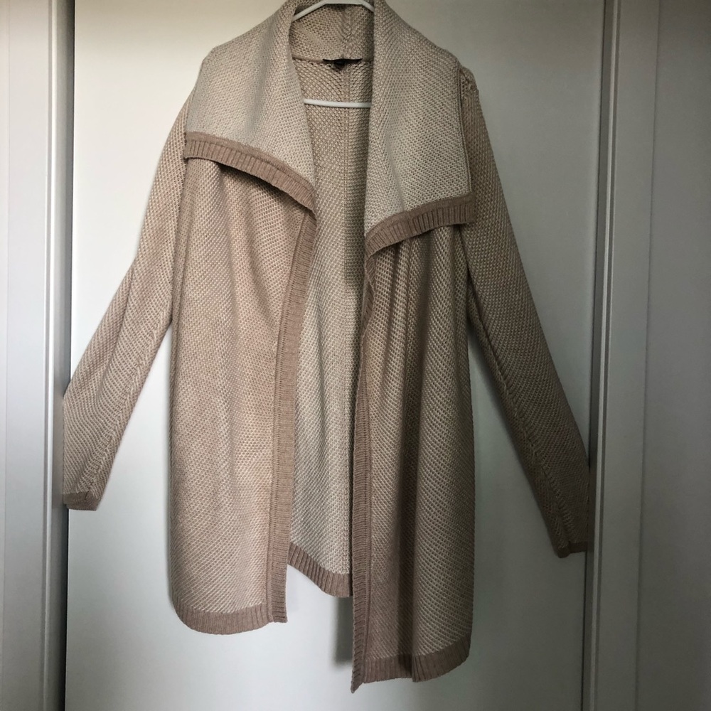 Ann Taylor Oversized Shawl Collar Cardigan